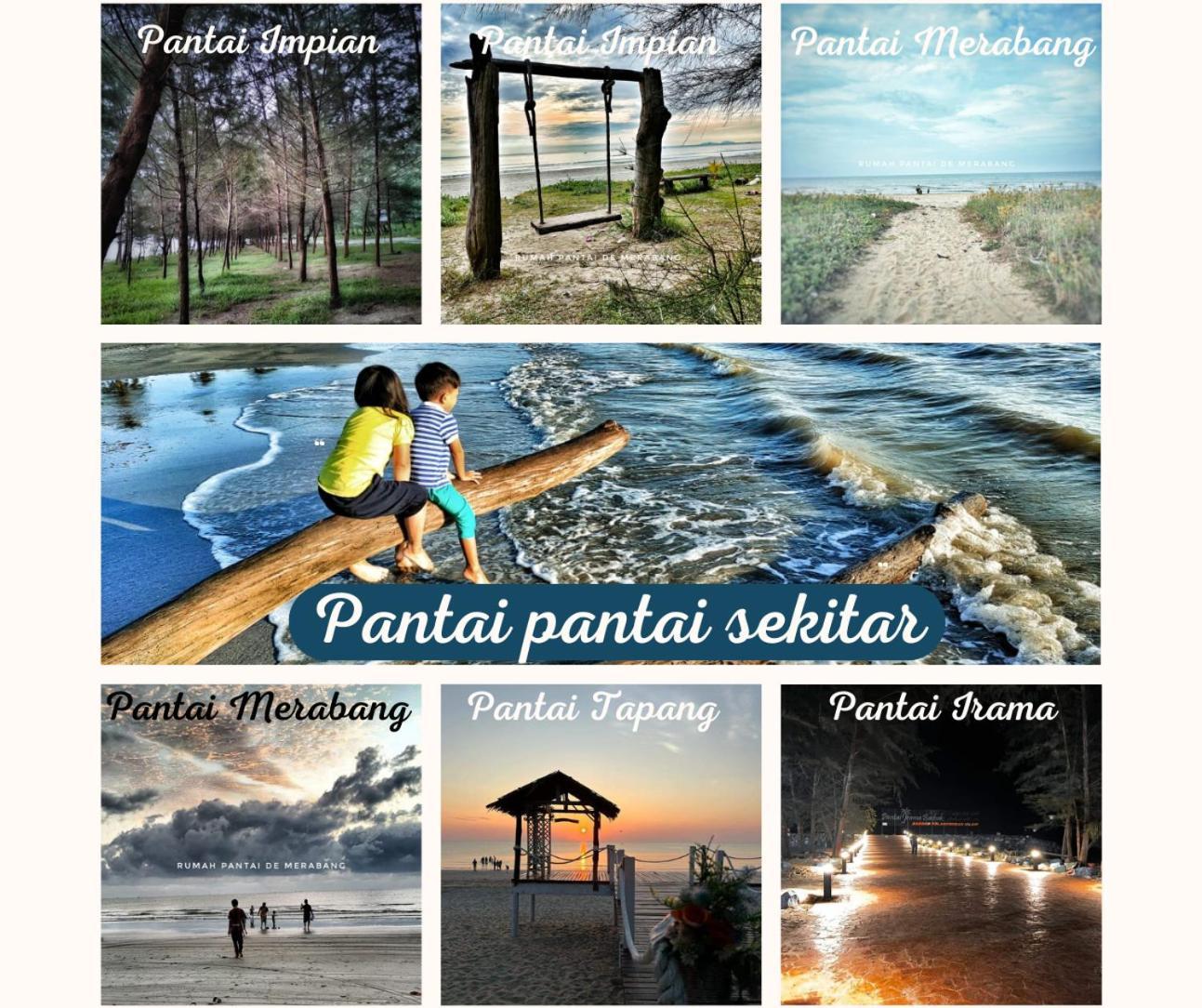 Rumah Pantai De Merabang Bachok Exterior foto