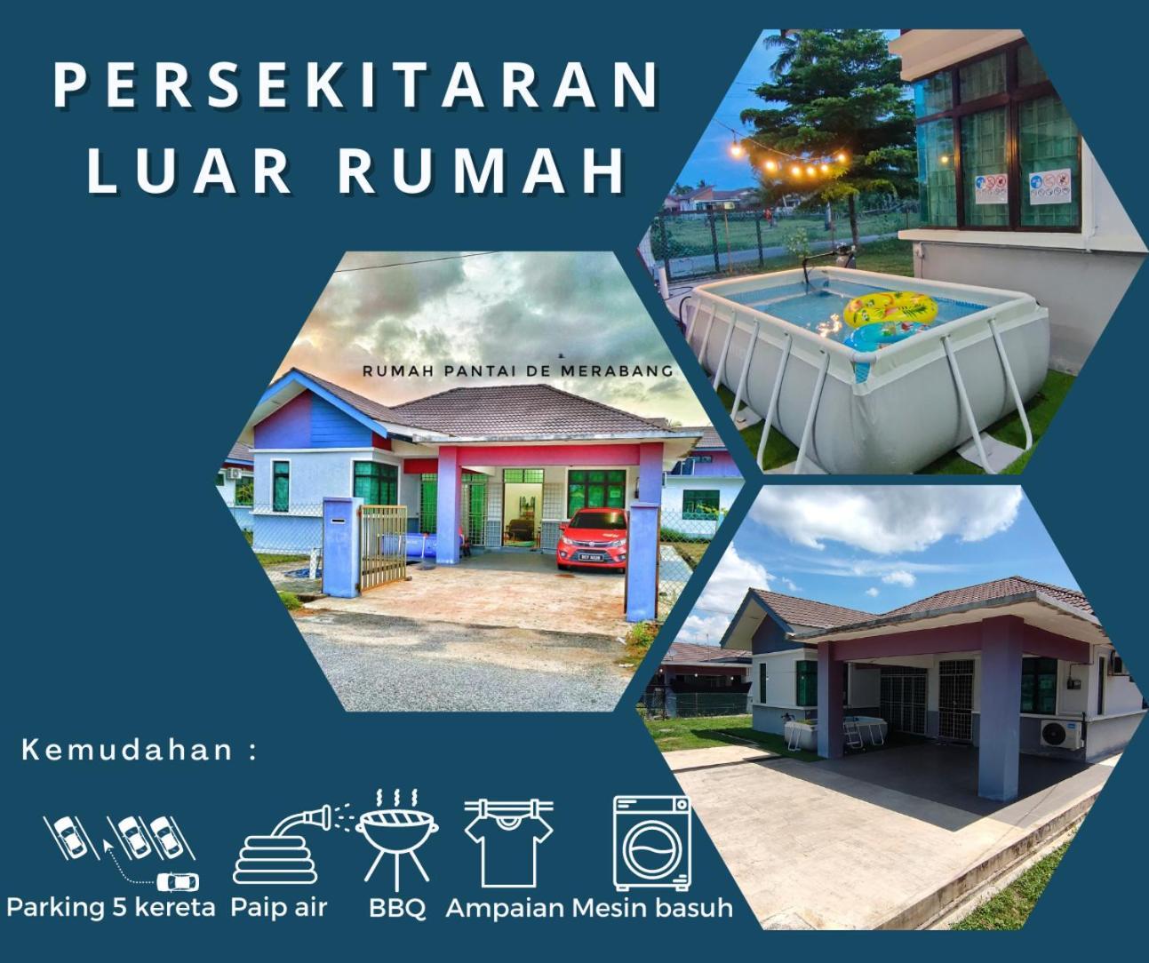 Rumah Pantai De Merabang Bachok Exterior foto